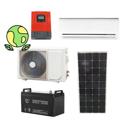 China DC48V Household On-Off Grid Green Power With Hybrid Solar Powered Solar Grid Deserted Island Air Conditioner Aire Acondicionado for sale