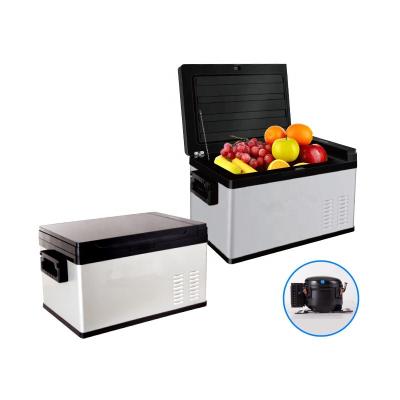 China Business/Luxury 25L 12V Mini Car Freezer Drawer Fridges Portable Solar One Zone for sale