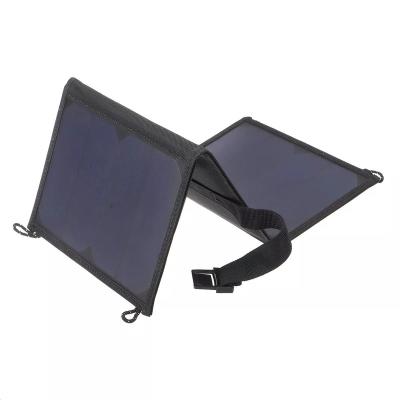 China High Efficiency Mono Foldable Solar Panel Charger Portable Outdoor Camping Hook Design Monocrystalline DC USB For Smartphone High Demand for sale