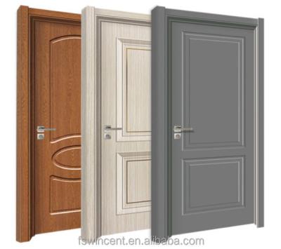 China European Wooden Flush Door Design Catalog Laminated Room Door Waterproof Hot Selling Flush Design for sale