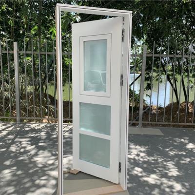 China Wholesale Modern Interior Glass Wood Doors Wood Frame Modern Interior Glass Wood Doors From China for sale