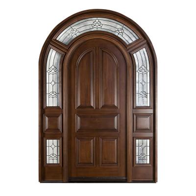 China European hot sale wooden main door in Europe and America entrance for sale