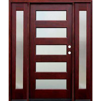 China American Style Outdoor Waterproof Teak Wood Design Mat Entrance Antique Main Door Designs for sale