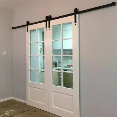 China Quality Sliding Waterproof Reliable Sound And Dustproof Glass Barn Doors for sale