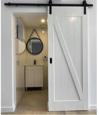 China Hot Selling Styles Waterproof Doors in Europe and America Soundproof Interior Sliding Barn Doors for sale