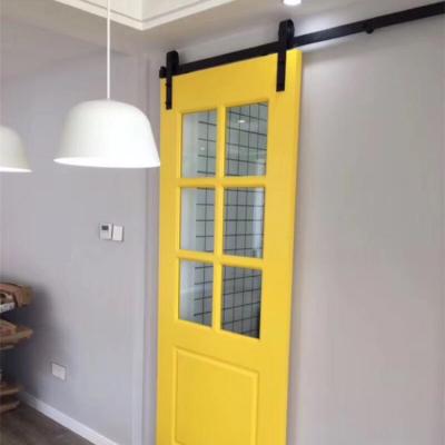 China Waterproof Modern Minimalist Design Style Youth Love Modern Sliding Barn Doors for sale