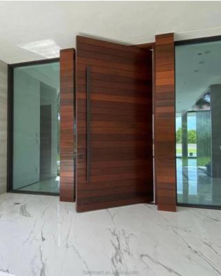 China Factory Customized Cost Effective Solid Wood House Main Wooden Door Waterproof For Sale for sale