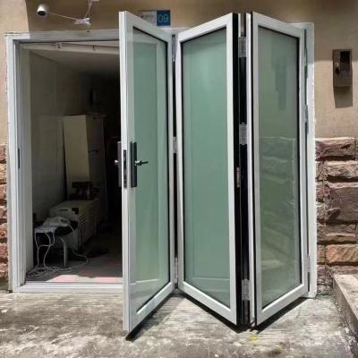 China Foshan design factory direct aluminum waterproof and moisture-proof supply waterproof glass folding door for sale