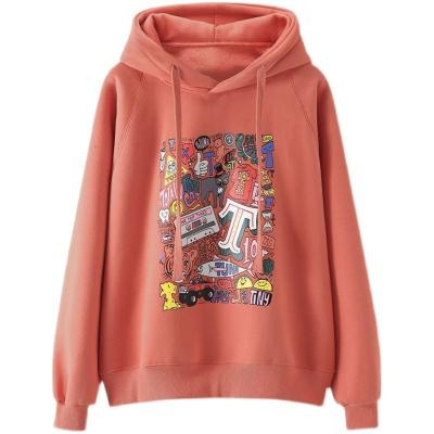 China Girls' Sweatshirt Foreign Style Anti-Shrink Long Sleeve Children's Middle And Big Children's Map for sale