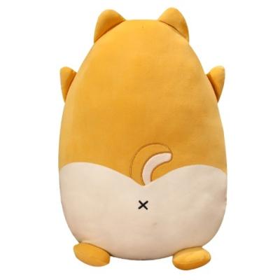 China Soft Cute Oval Plush Cartoon Cat Doll Cat Doll Plug Waist Pillow Nap Rest Pillow Plush Doll for sale