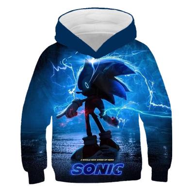 China Anti-Shrink Clothing Cartoon Print Child Sweatshirt Fashion Boys Hooded Hoodie for sale