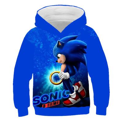 China Anti-Shrink Plus Sonic Customized Logo Hoodie Children Custom Kids Hoodies for sale