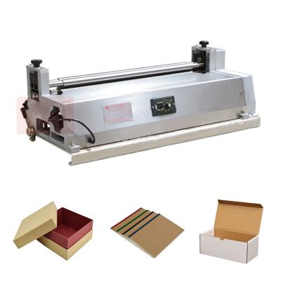 China Desktop Gluing Machine Desktop Adjustable Speed ​​Gluing Machine Stainless Steel Cardboard Gluing Machine for sale