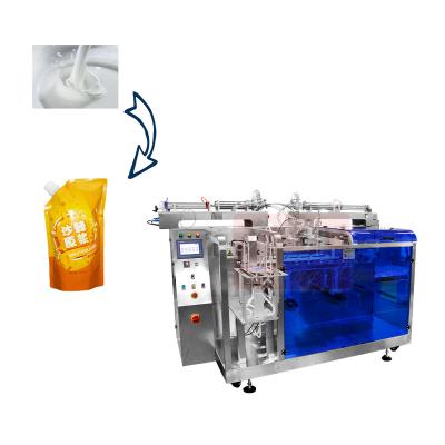 China Food Sea Buckthorn Syrup Packaging Machine Suction Spout Bag Packing Machine Liquid Packaging Machine for sale