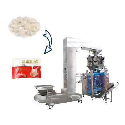 China Frozen Food Dumpling Packaging Machine Weighing Packaging Machine Chicken Claw Packaging Machine for sale