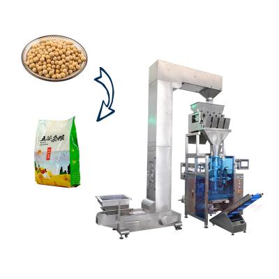 China Food Grain Packing Machine Whole Bean Weighing Packing Machine Automatic Particle Packing Machine for sale