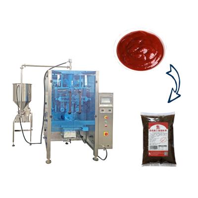 China Automatic Food Pepper Sauce Packaging Machine Ribs Sauce Packaging Machine Vertical Liquid Packaging Machine for sale