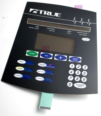 China Foundation F150 Autotype Membrane Keyboard With Embossed Membrane Key Foil for sale