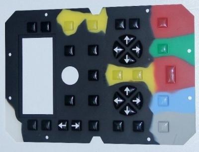 China Multi Knopf-flexible Gummimembranschalter-Tastatur für Bedienfeld zu verkaufen