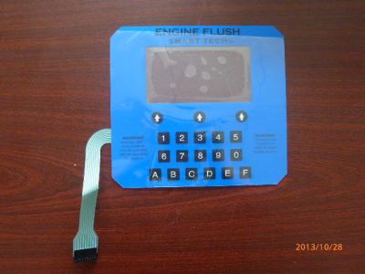 China Miniature Flexible FPC Single Keypad Membrane Switch Tactile Type 0.3mm - 1.5mm for sale