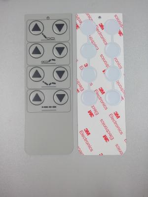 China Gloss Embedded Button Tactile Membrane Switch And Panel , Eco-Friendly for sale