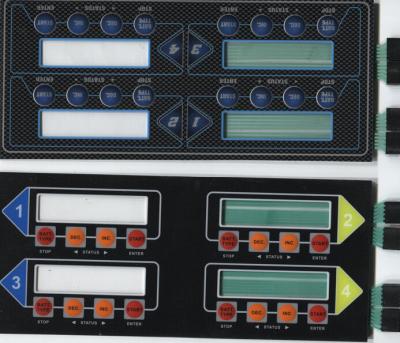 China Telclado numérico del interruptor de membrana de la prenda impermeable de Llluminated LED para el acondicionador de aire en venta