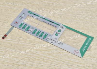 China Tastbaar het Membraanconfiguratiescherm van 50VDC 100mA met het Netlaag van de Koolstofbeveiliging Te koop