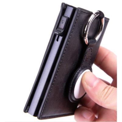 China RFID Wallets Credit Card ID Holder Double Sided Men's Cash Wallet Holder Slim Metal Wallet for sale