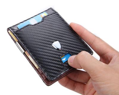 China Luxury RFID Manufacturer Anti Theft RFID PU Card Wallets China Slim Man Wallet Wholesale for sale