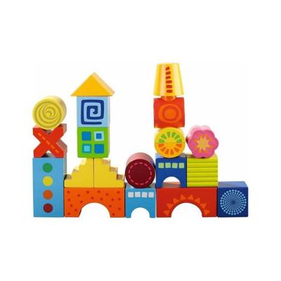 China Building Wooden Toys Building Blocks and Model Building Hot Selling Wooden Toys for sale