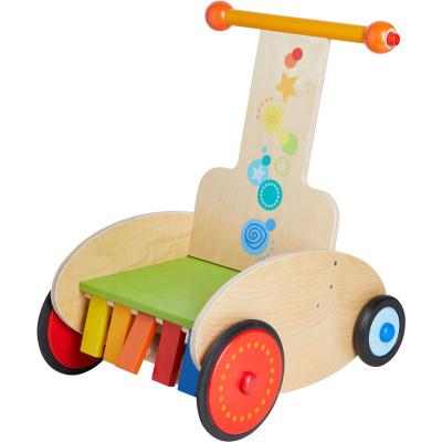 China OEM Brand Baby Walker Wooden Car Klackerflitzer Car for sale