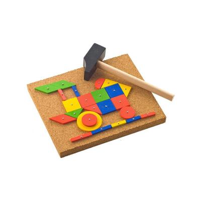 China Wooden Montessori Toys Hot Selling Wooden Child Toys Tap and Nail JR Stuff Montessori Educational Toys for sale