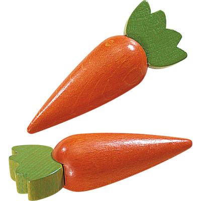 China Pretend Play Item Hot Selling Online High Quality Wooden Carrot Game Grocery Accessories Pretend Play Toys for sale