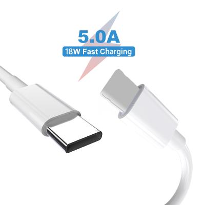 China Type C Cable Usb Fast Charging Type C 18w 5.0A Palladium Fast Mobile Usb Charging Cable For iphone 12 for sale