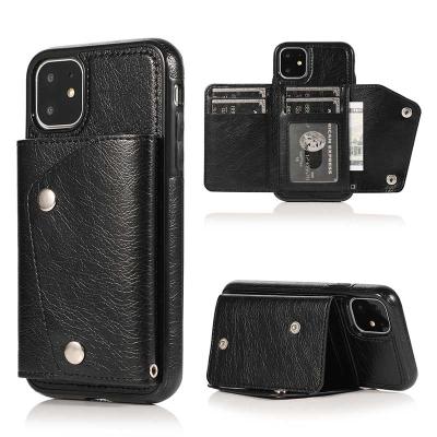 China Dirt-resistant Multi Card Slot Wallet Leather Phone Case For iPhone 11 Pro Max For Samsung For Huawei for sale