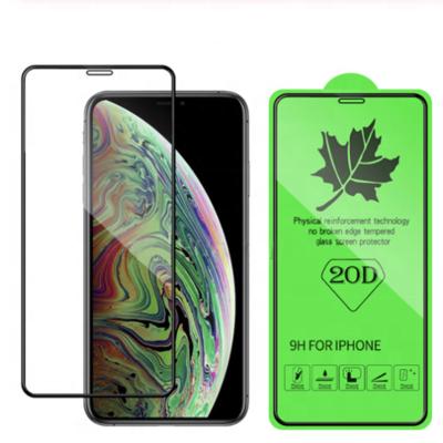 China Dust/Scratch Proof Render 20D Tempered Glass Screen Protector For iPhone 11 Pro XS Max XR XS Max 6 Resistant 7 8 Plus for sale