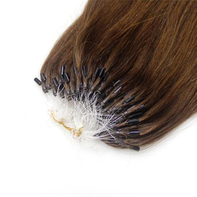 China Wholesale silky straight hair straight wave micro loop hair extension, 8A virgin remy hair micro easy ring/bond/loop hair wig/beads for sale