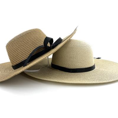 China NEW designs eco-friendly dye sunvisor straw hats sun protection hat women fashion sunvisor hat ladies hats for sale