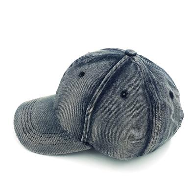 China COMMON Custom Denim Hats Jean Cotton Vintage Baseball Cap Denim Hats for sale