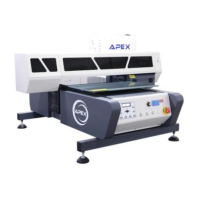 China Garment Shops APEX Classic More Stable 6090 Improved Led Printing Small UV Printer for sale