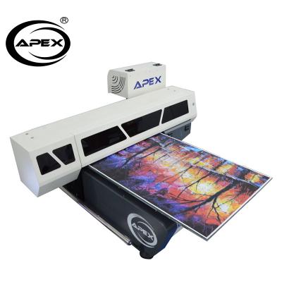 China Garment Shops APEX Large Format UV Printer UV6090 Led Flatbed Printers UV Printer Machine for sale