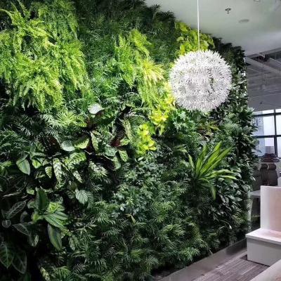 China Decotation Home Natural Look Home Decor Synthetic Plants Wall Boxwood Hedge Grass Mat Eucalyptus Grass for sale