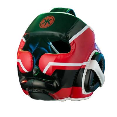 China New Design Compounds Pattern Rugby Helmet Head Guard Custom Logo Head Protector Soft Protective Helmet for sale