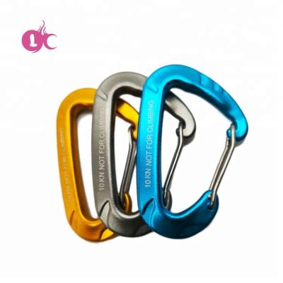 China Use For Hot Selling High Quality 10KN Outdoor Model Mini Hammock Heavy Duty Carabiner for sale