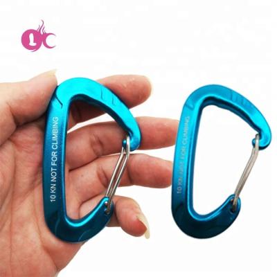 China Use for 12KN Outdoor Aluminum Hammock Carabiner Climbing Hook for Hammocks, Hiking, Camping, and Hanging Gear for sale