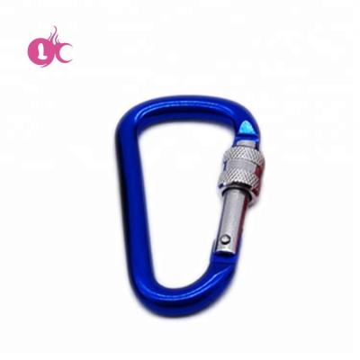 China Customized ODM Heavy Industry Manufacturer Customized Heavy Industry Manufacturer ODM Carabiner D Hook Aluminum Alloy Aluminum Carabiner for sale