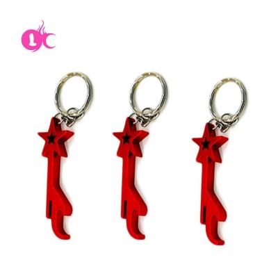 China Custom Engravable Factory Direct Selling Logo Bottle Opener Keychain Metal Bottle Opener for sale