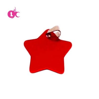 China China Factory Price Wholesale Hot Sale Star Shaped Aluminum Metal Engraved Dogs ID Tags for sale