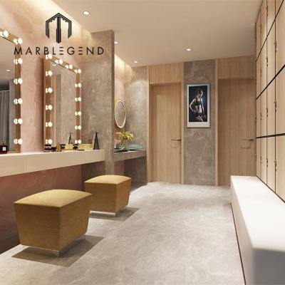 China Luxury gym locker room 3d rendering sketch deisgn health club decoration for sale