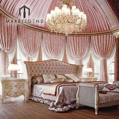 China Foldable Palace Luxury Home Decor King Size Beds Royal Antique Bedroom Furniture Sets for sale